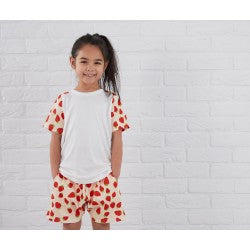 Strawberry Print Birthday Pyjamas Ages 1-10