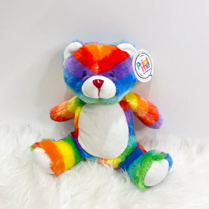 Pastel pink rainbow bear