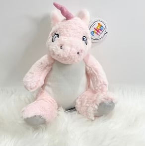 Pastel pink rainbow bear